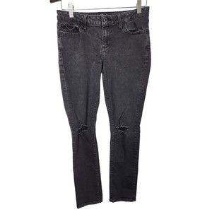 Lucky Brand Lolita Skinny‎ Women’s Black Distressed  Skinny Jeans Size 6/28